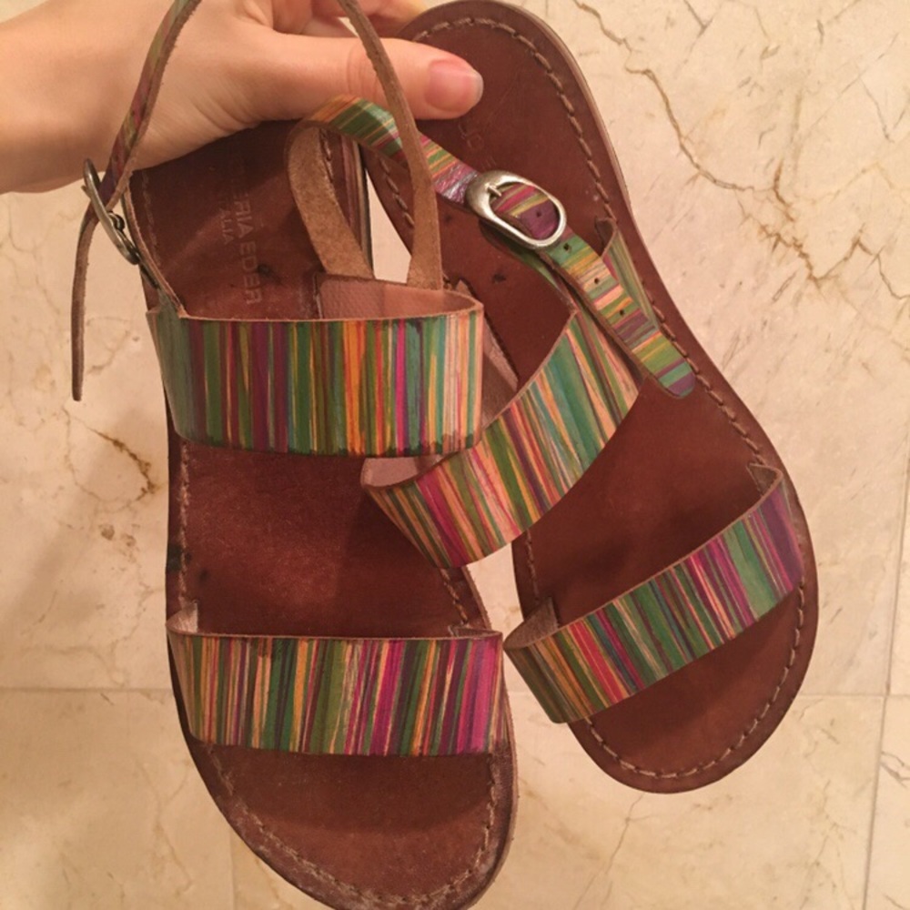 Colorful Italian sandals